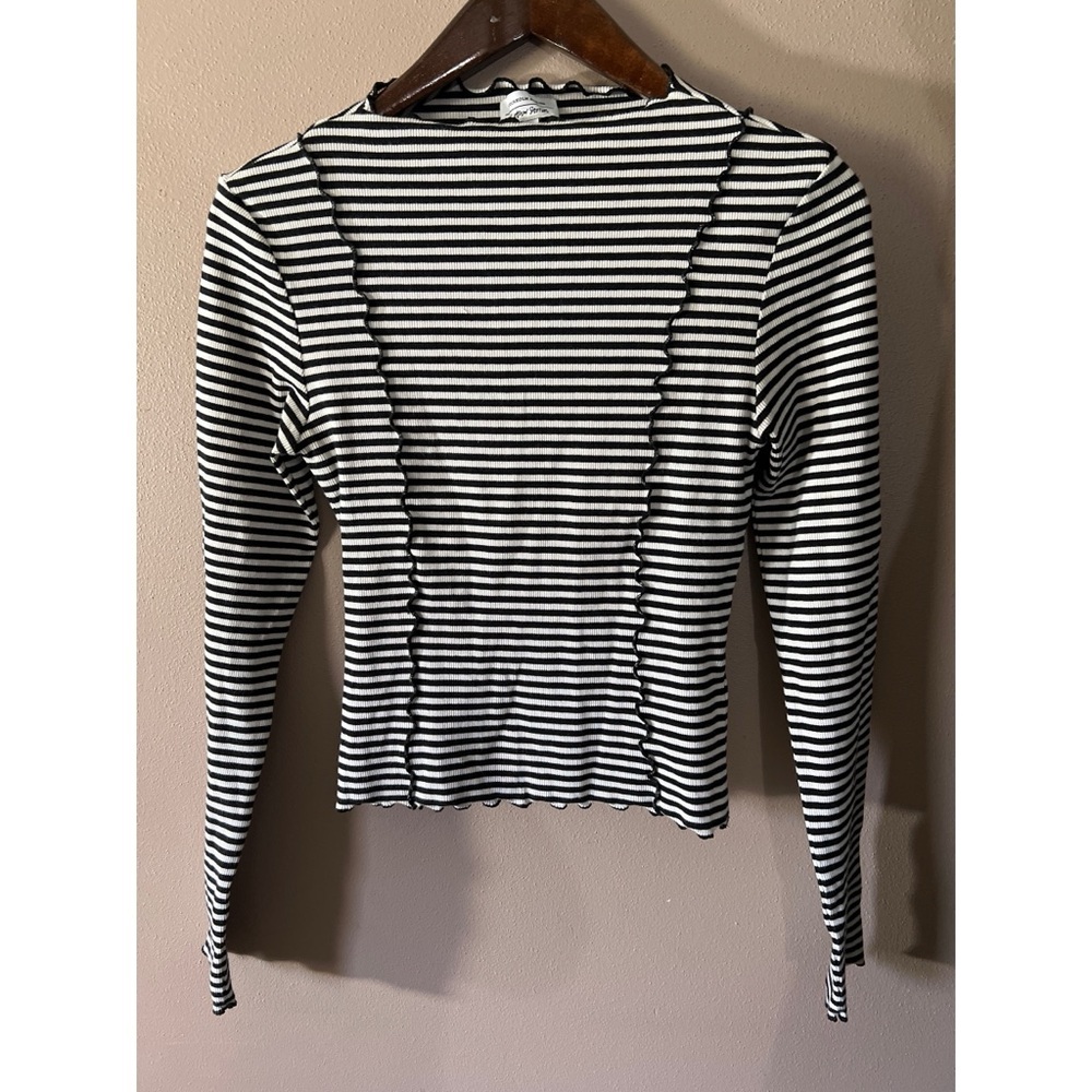 & Other Stories Striped Black And White Women's T… - image 1